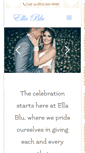 Mobile Screenshot of ellablubridal.com